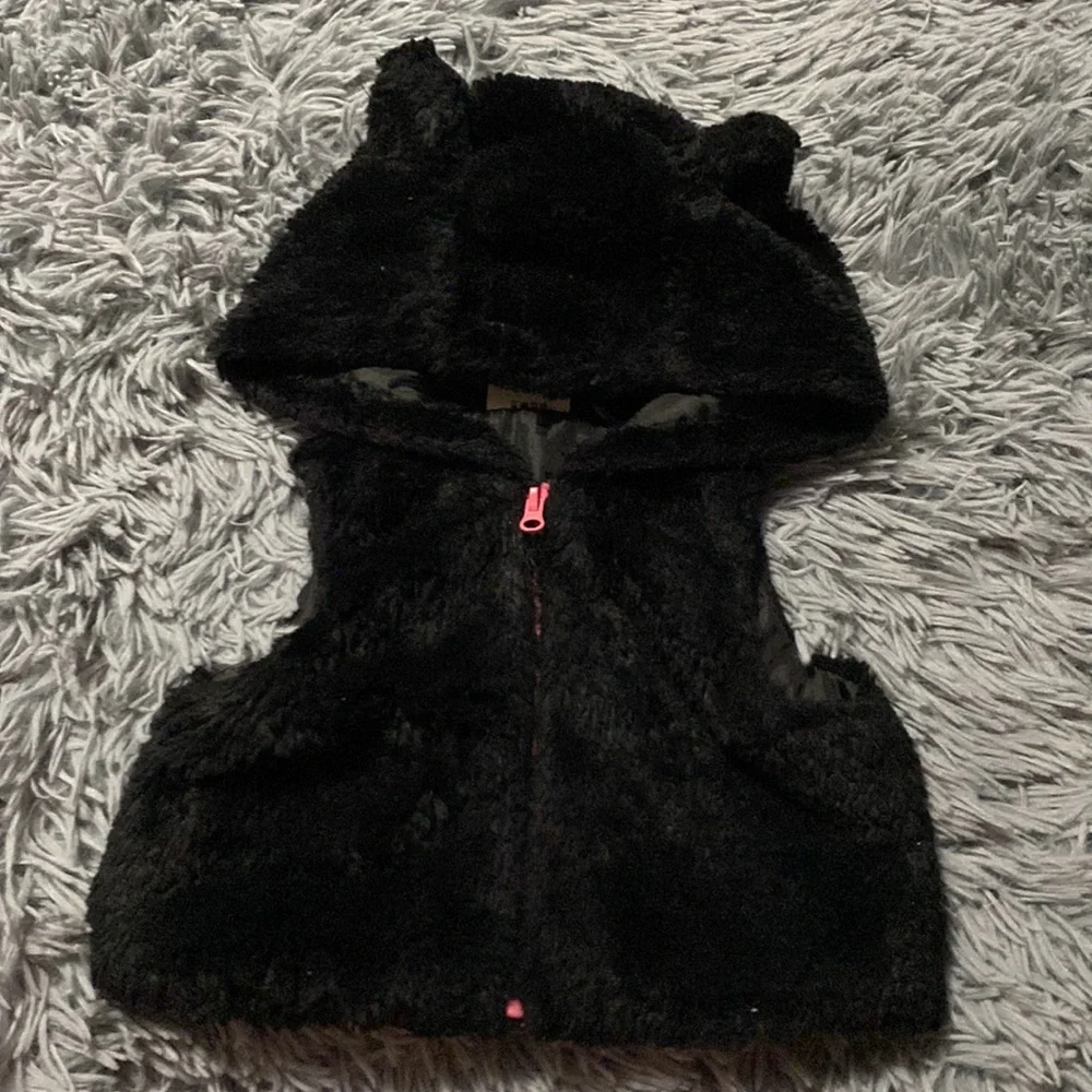 Wonderkids black cat baby vest 12mos - Picture 2 of 3
